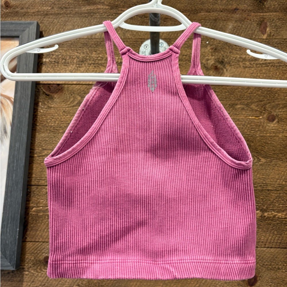 FP Movement by Free People seamless Ribbed Crop Top - Picture 3 of 4